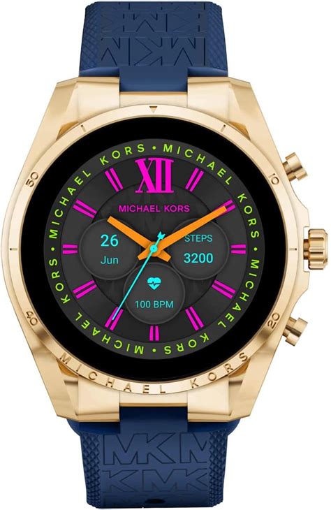 michael kors watch with microphone for calls|Michael Kors Men's or Women's Gen 6 44mm Touchscreen .